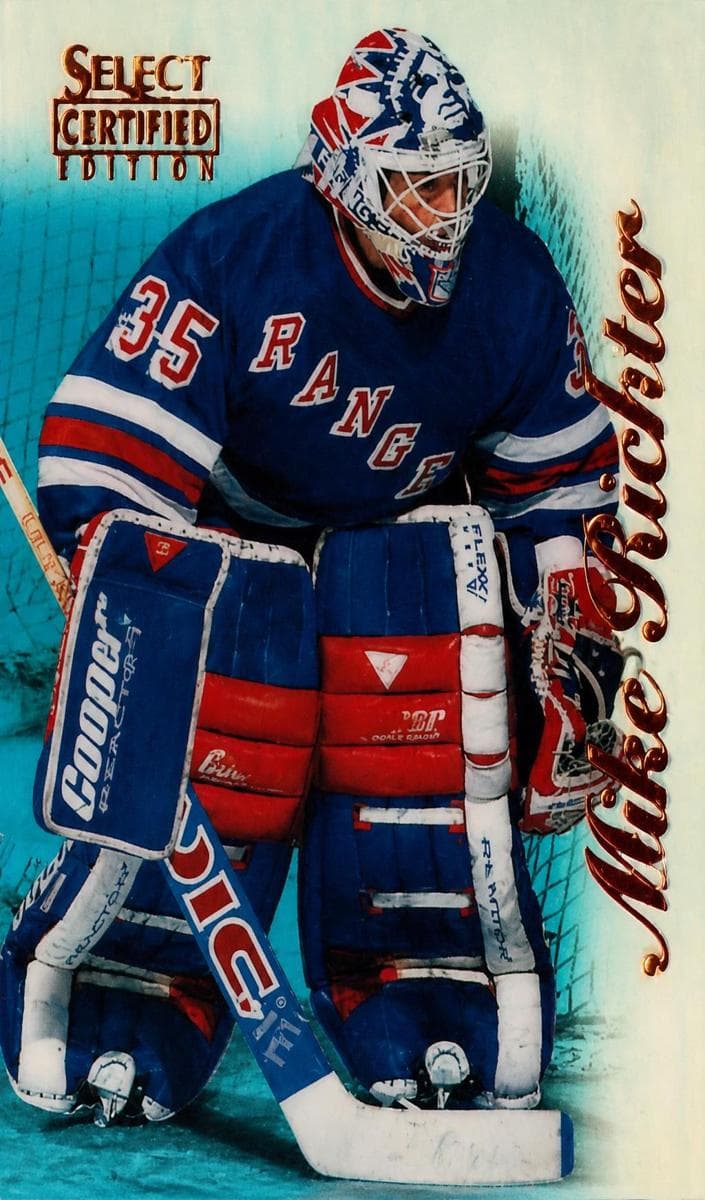 Mike Richter 1996 panini Select Certified