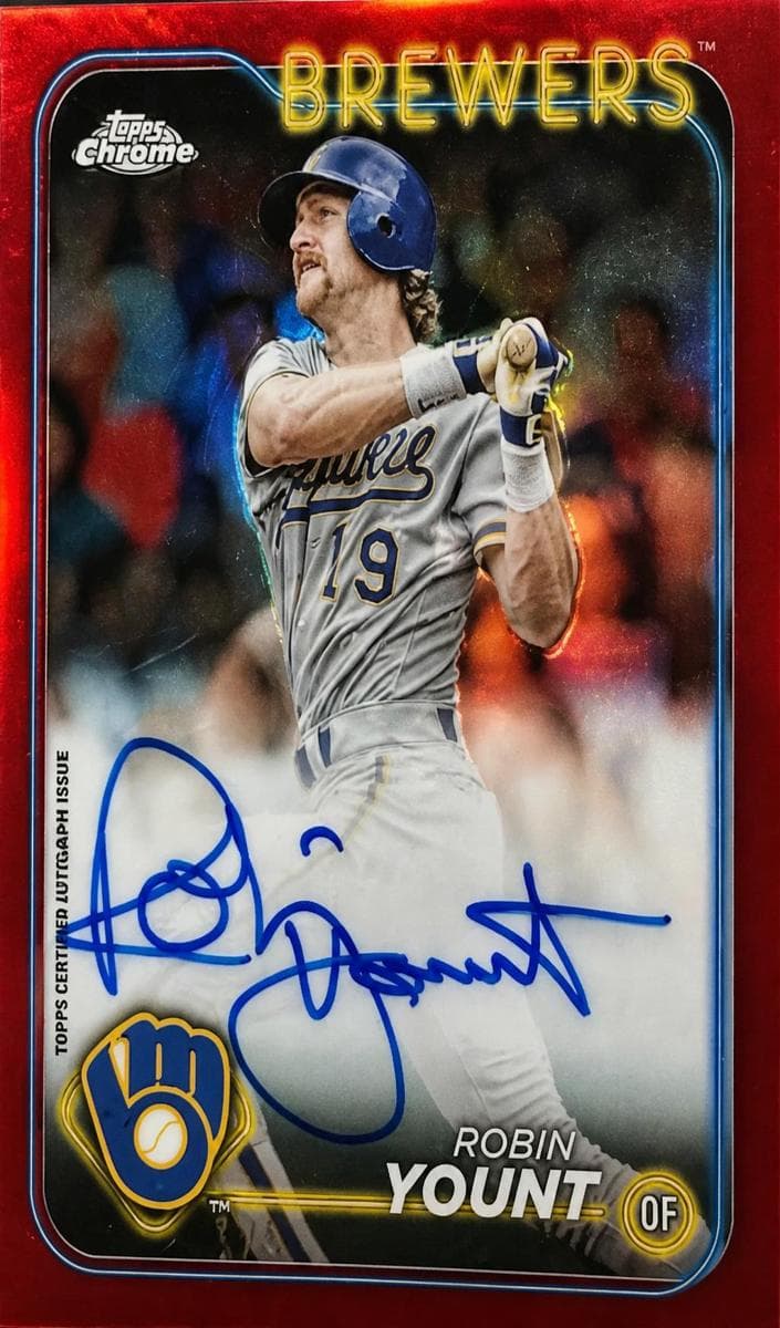 Robin Yount 2024 topps Topps Chrome