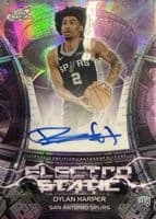 Dylan Harper 2025 topps Topps Chrome Cosmic Electro Static Signatures