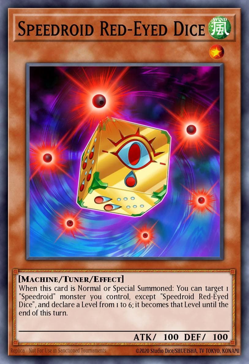 Speedroid Red-Eyed Dice #HSRD-EN008
