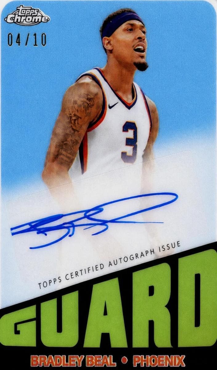 Bradley Beal 2023 topps Topps Chrome