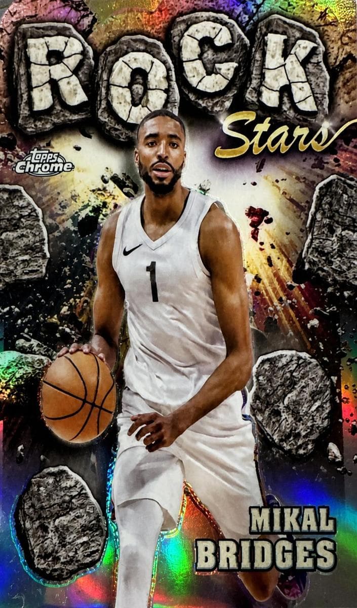 Mikal Bridges 2023 topps Topps Chrome