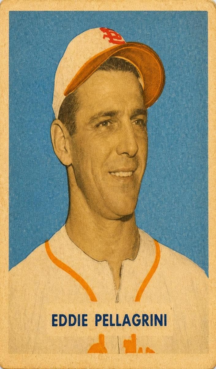 Eddie Pellagrini 1949 bowman Bowman