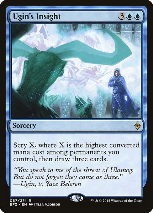 Ugin's Insight 2015 Magic: The Gathering Battle for Zendikar