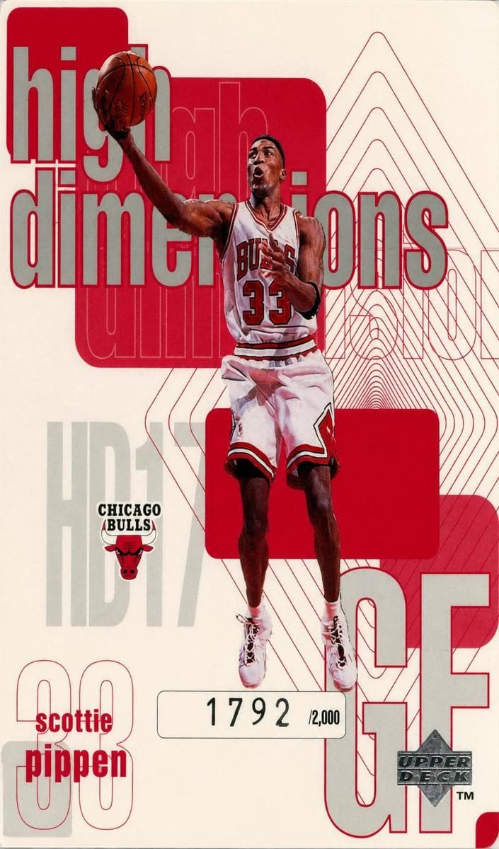 Scottie Pippen 1997 upper-deck Upper Deck