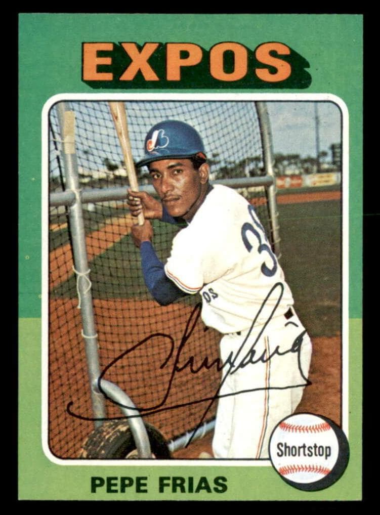 Pepe Frias 1975 topps Topps Mini