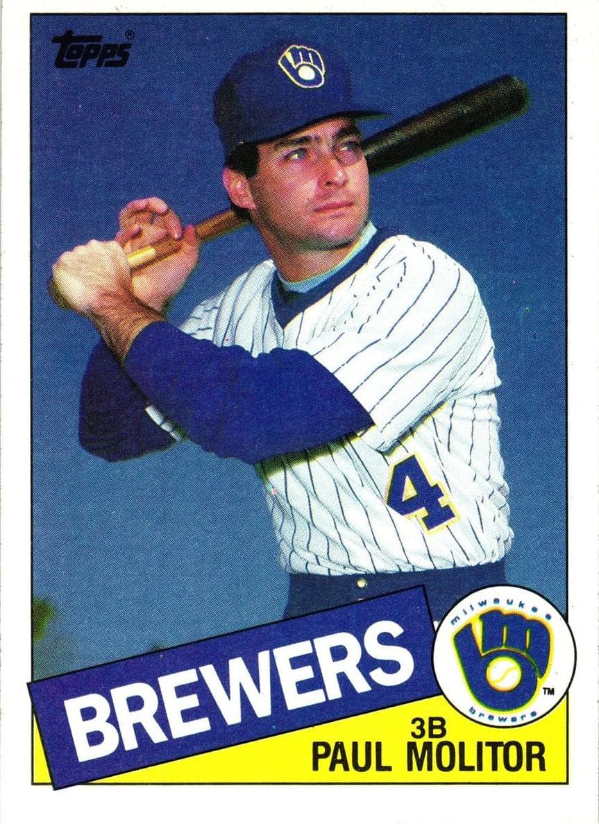 Paul Molitor 1985 topps Topps