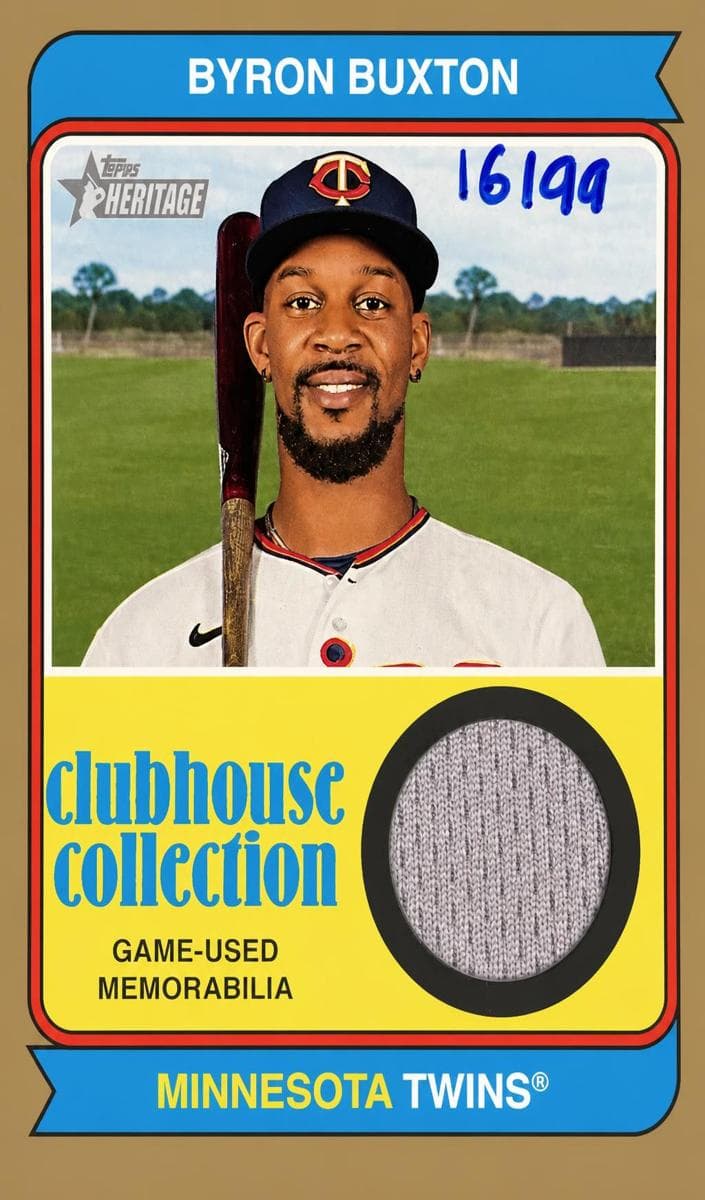 Byron Buxton 2023 topps Topps Heritage