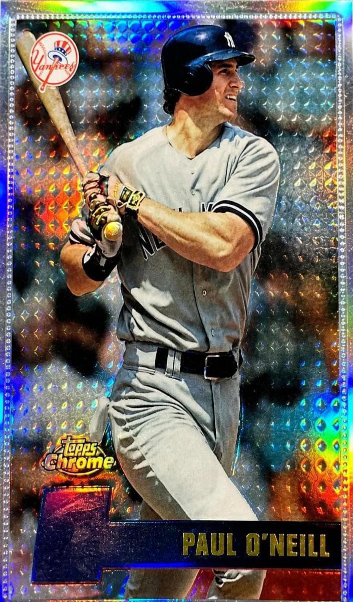 Paul O'Neill 1996 topps Topps Chrome