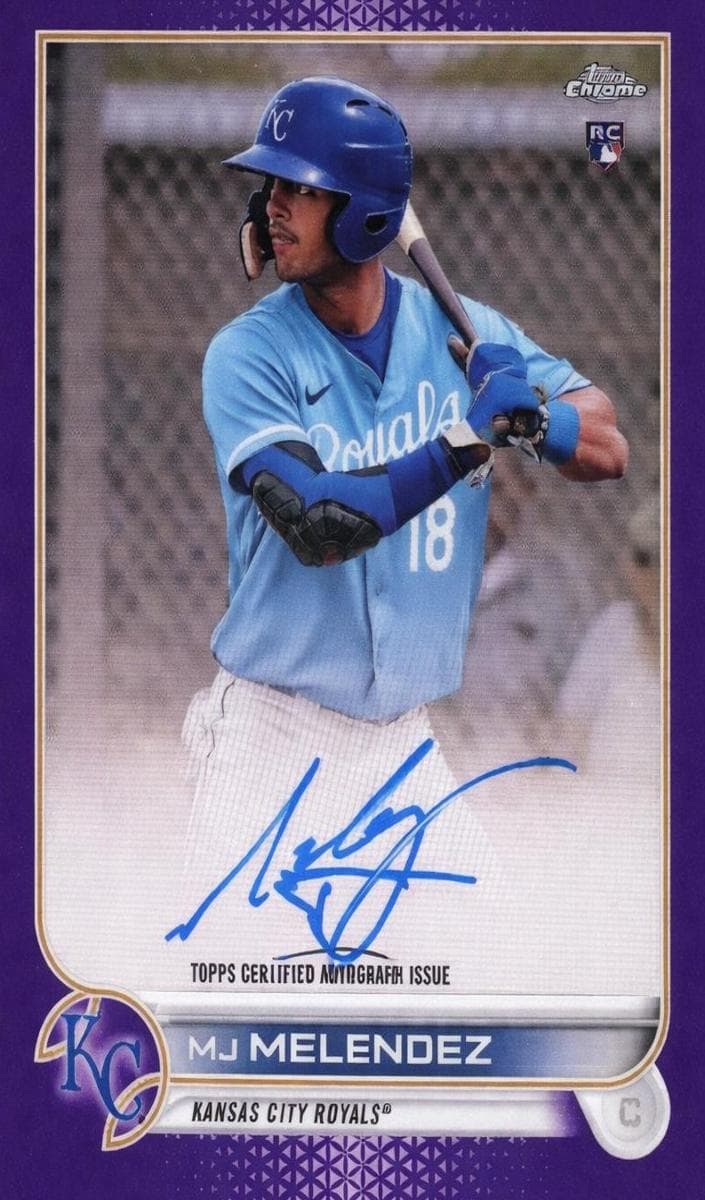 MJ Melendez 2022 topps Topps Chrome