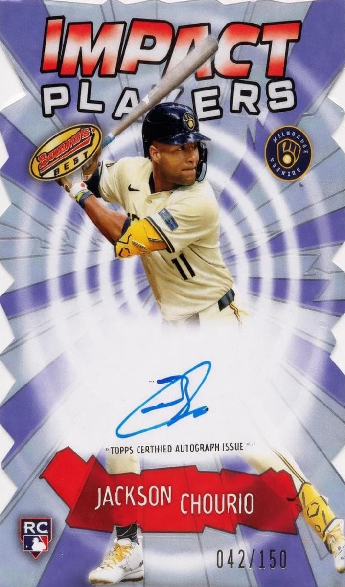 Jackson Chourio 2024 bowman Bowman's Best