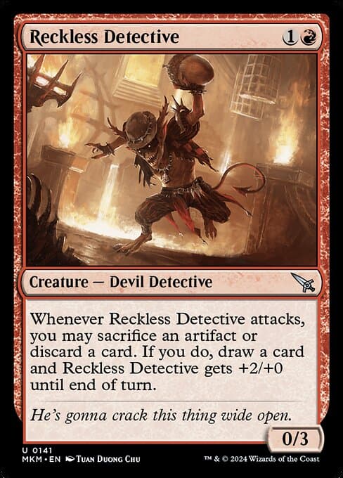 Reckless Detective 2024 Magic: The Gathering Murders at Karlov Manor