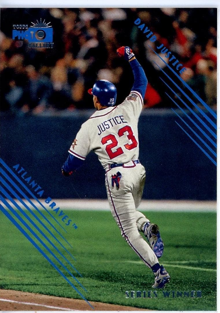David Justice 1996 topps