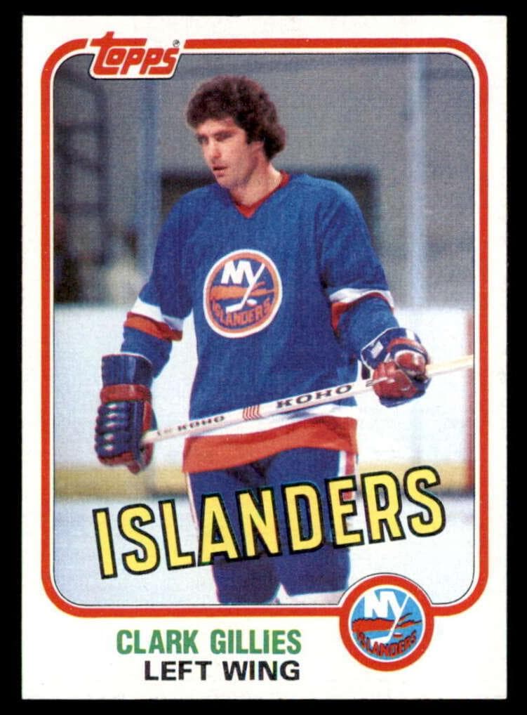 Clark Gillies 1981 topps