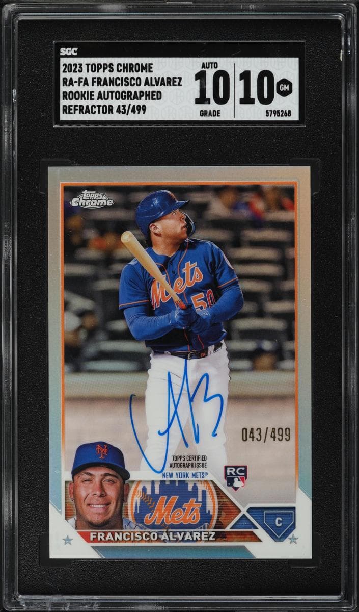 Francisco Álvarez 2023 topps Topps Chrome