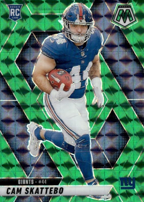Cam Skattebo 2025 panini Mosaic example 1