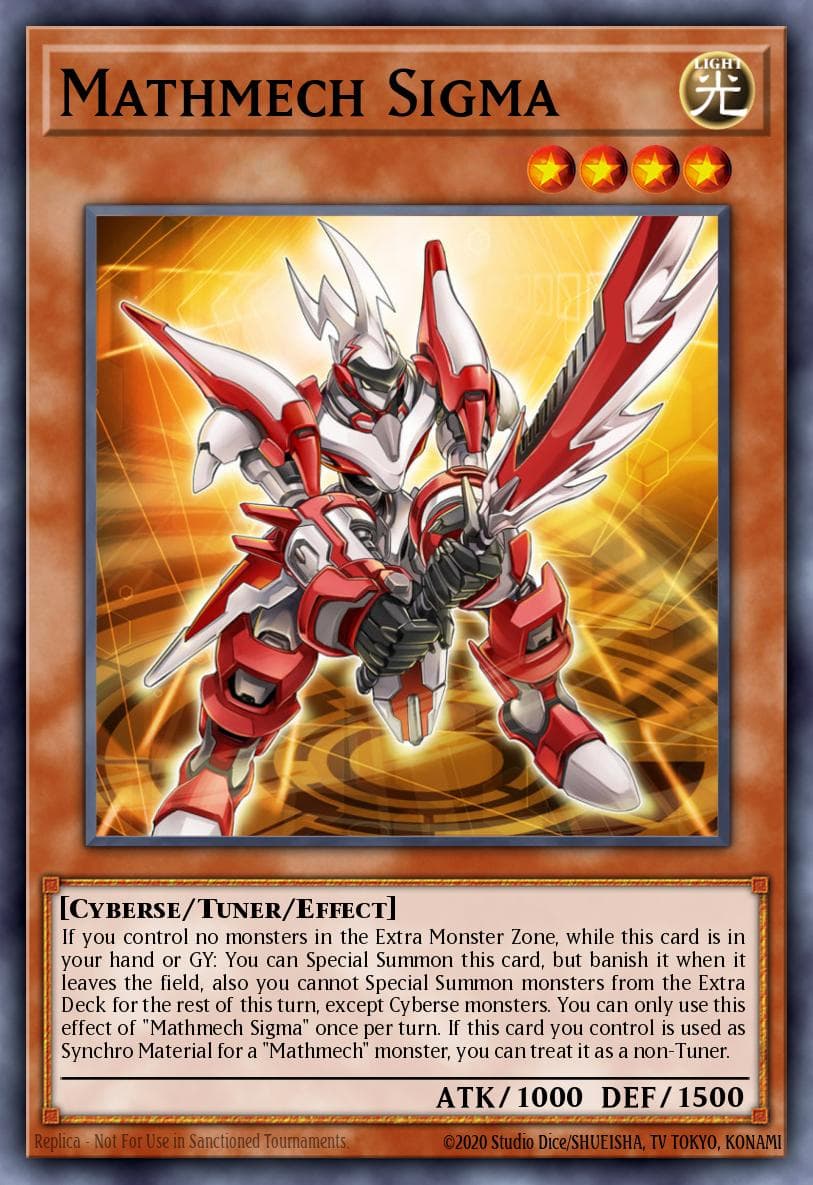 Mathmech Sigma 2023 Yu-Gi-Oh!