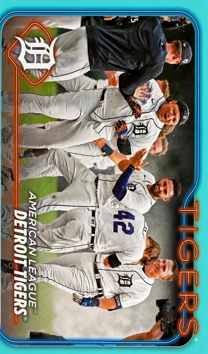 Detroit Tigers trading card
