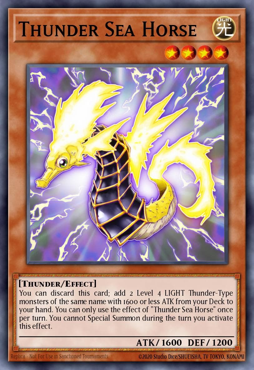 Thunder Sea Horse 2012 Yu-Gi-Oh! Abyss Rising