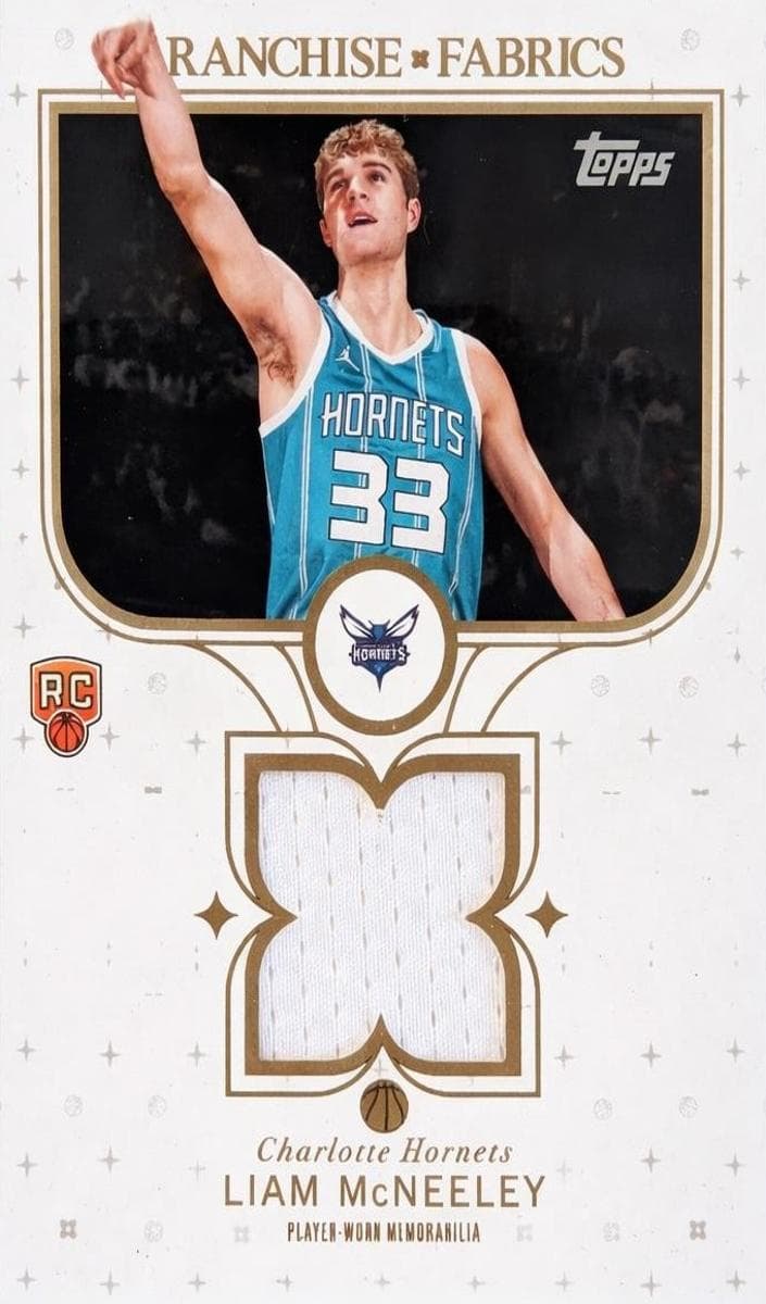 Liam McNeeley 2025 topps Topps