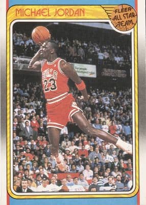 Michael Jordan 1988 fleer