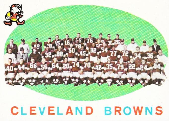 Cleveland Browns 1959 topps Topps