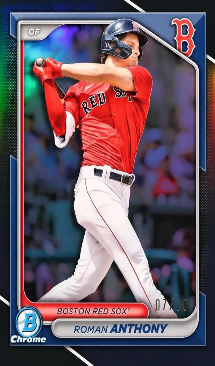 Roman Anthony 2024 bowman Bowman Draft Chrome