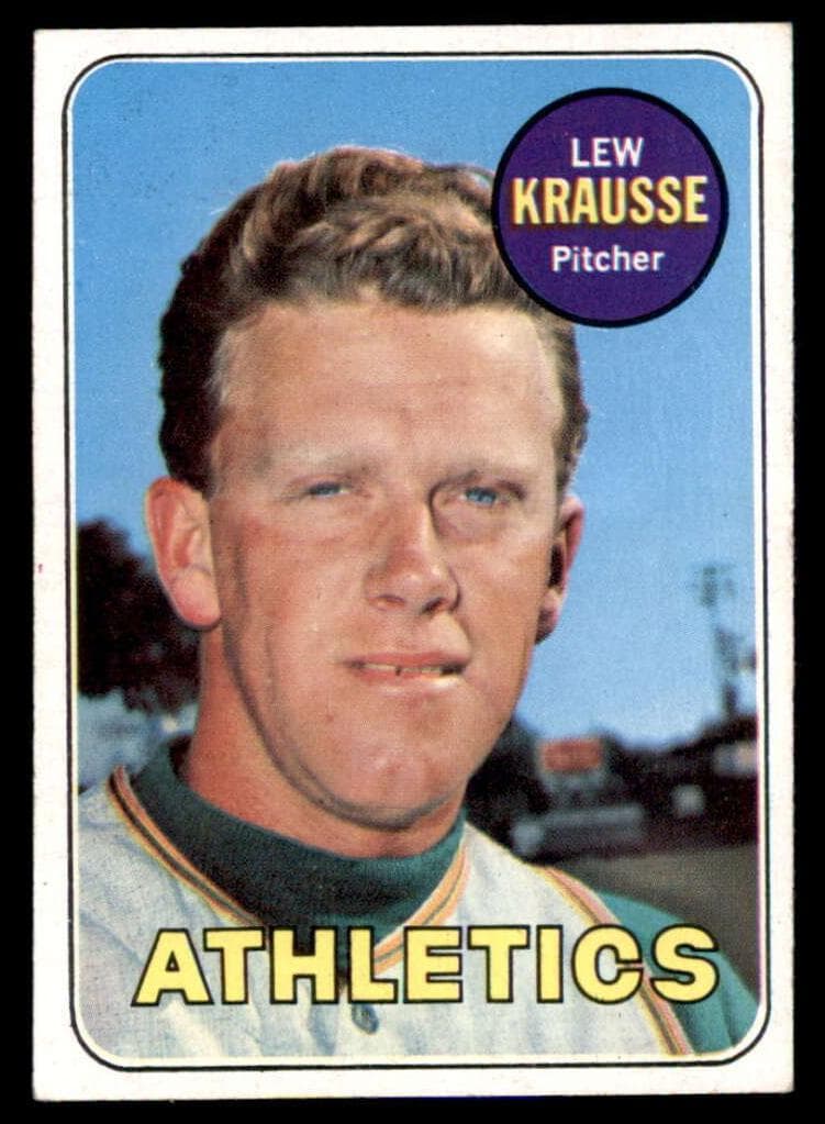 Lew Krausse 1969 topps Topps