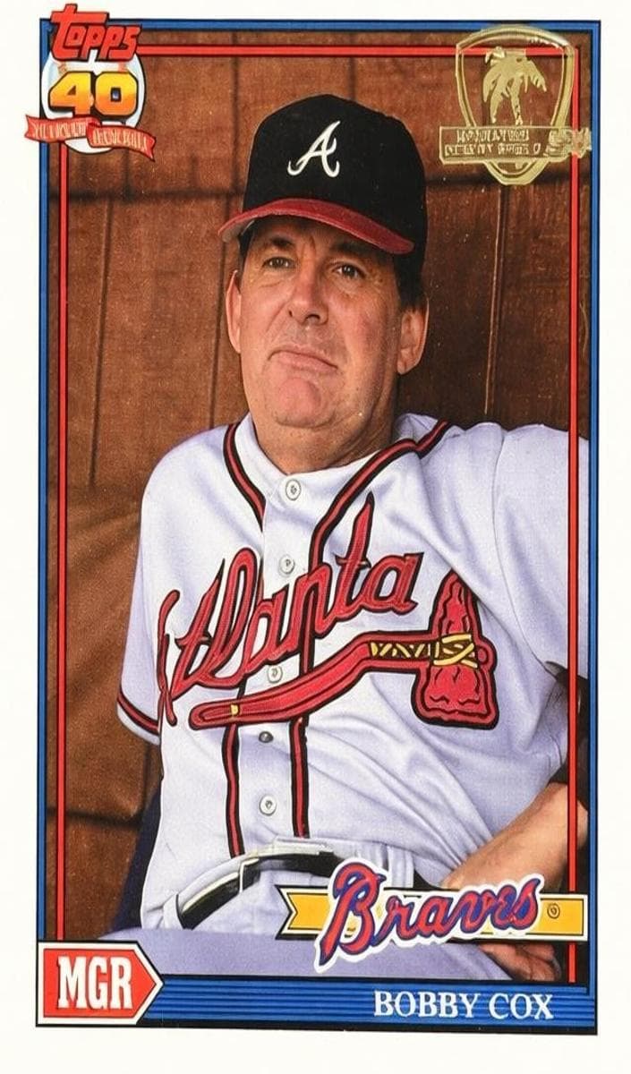 Bobby Cox 1991 topps Topps