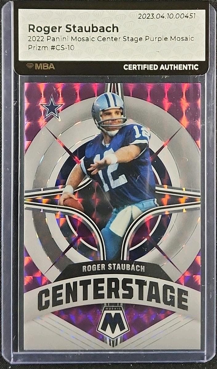 Roger Staubach 2022 panini Panini Mosaic