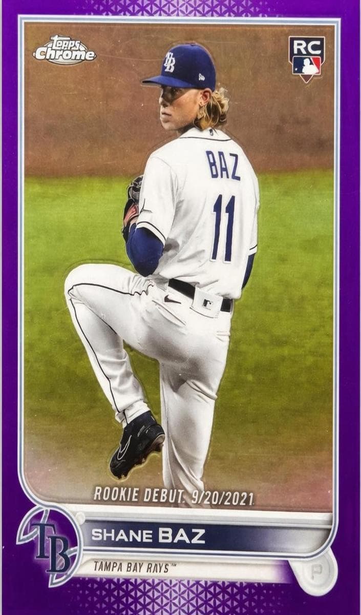 Shane Baz 2022 topps Topps Chrome Update