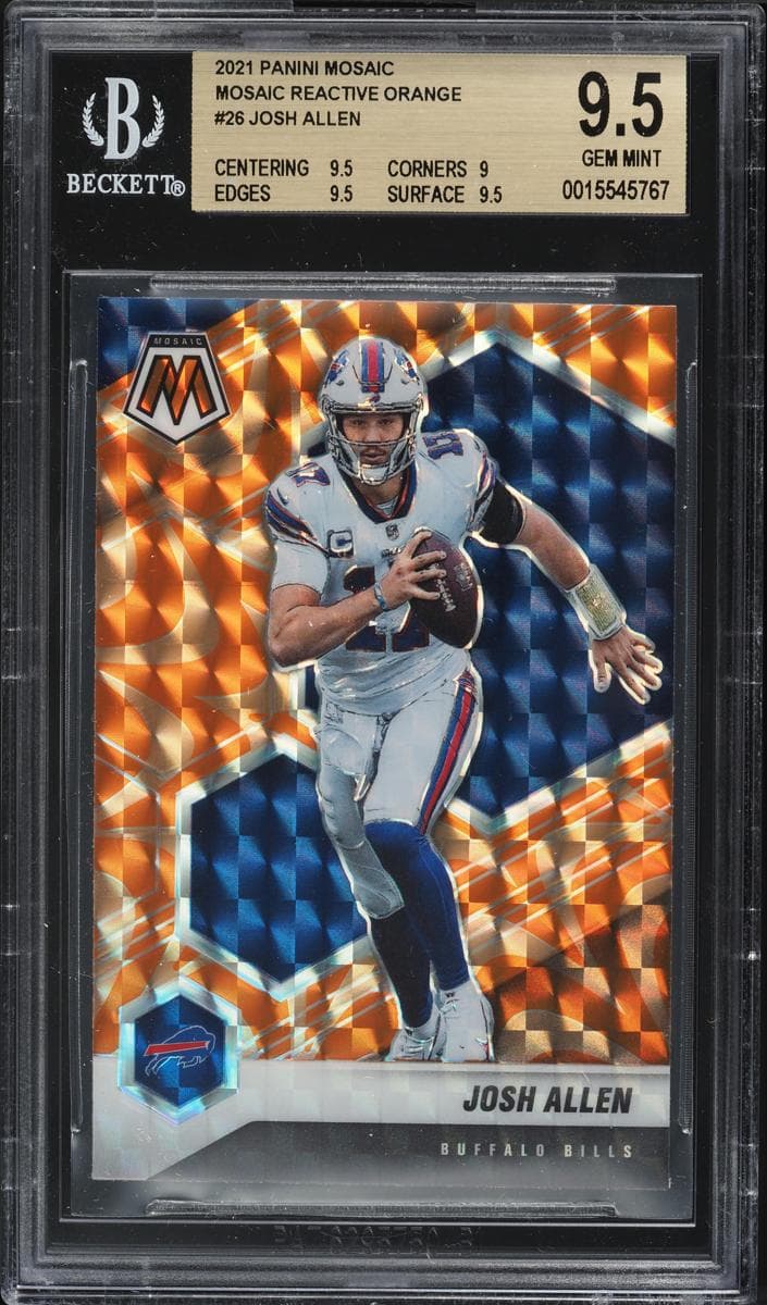 Josh Allen 2021 panini Panini Mosaic