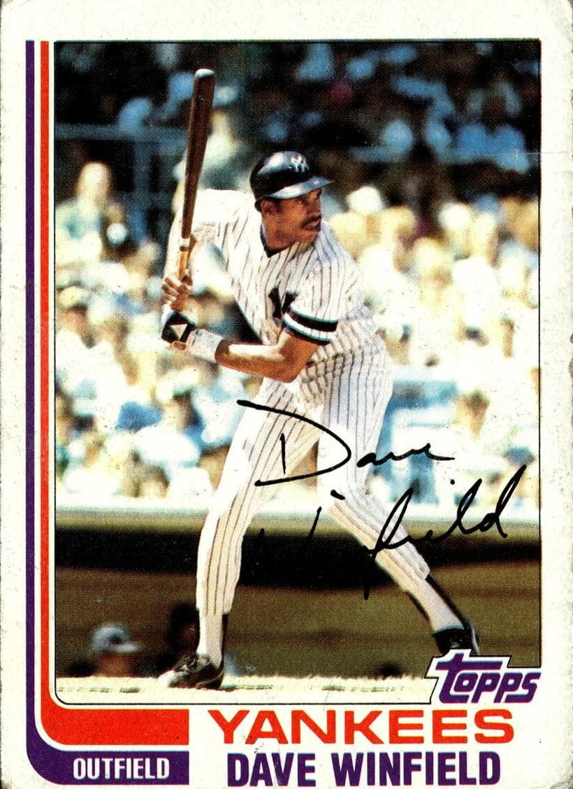 Dave Winfield 1982 topps Topps