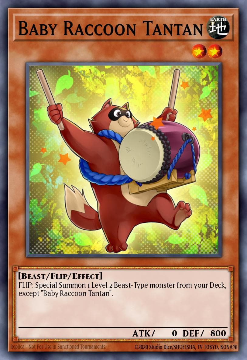 Baby Raccoon Tantan 2013 Yu-Gi-Oh!
