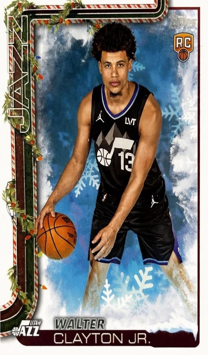 Walter Clayton Jr. 2025 topps Topps Holiday
