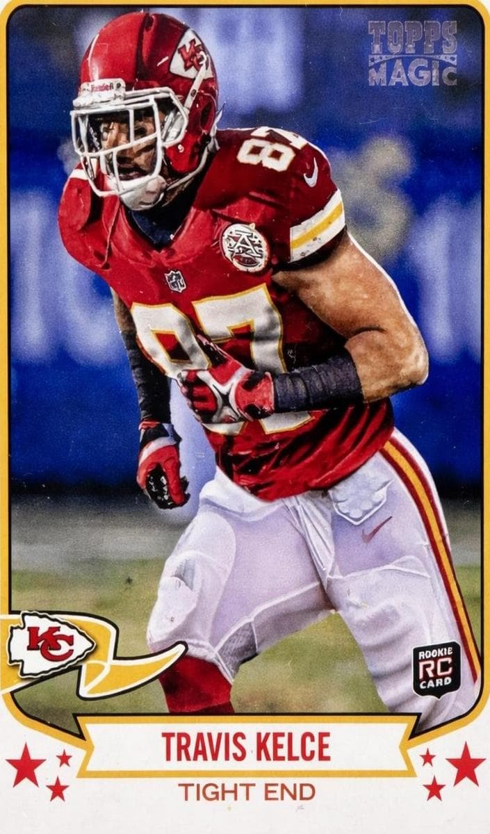 Travis Kelce 2013 topps Topps Magic