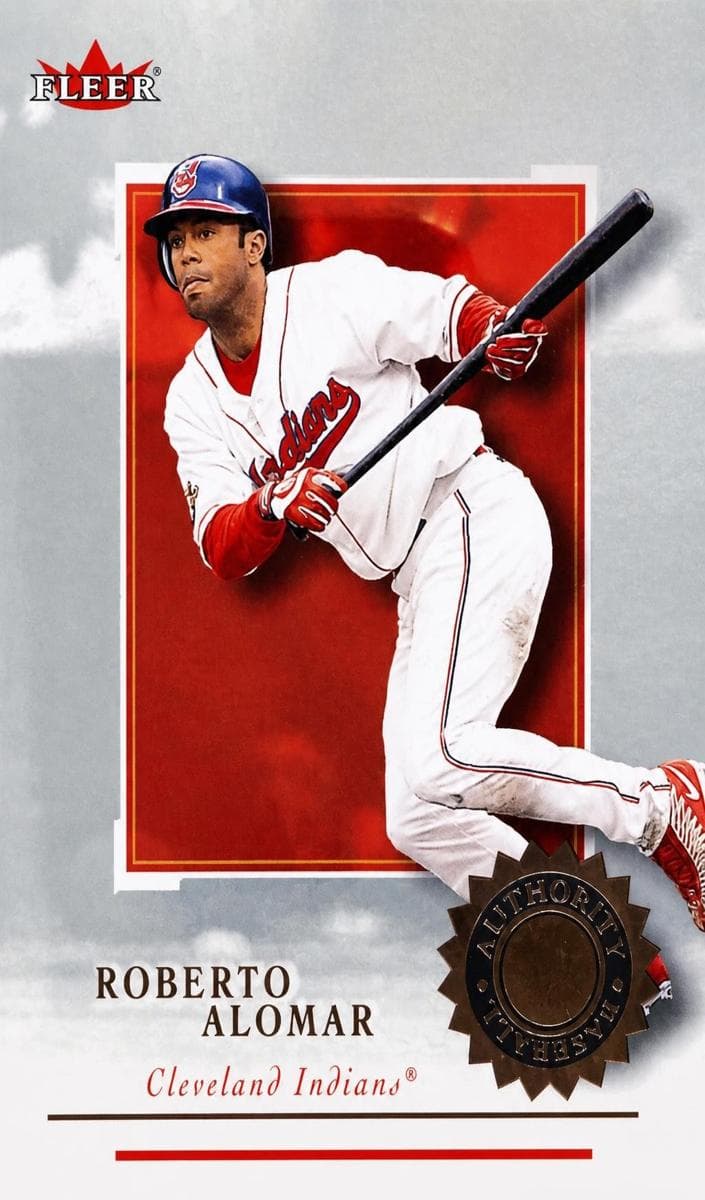 Roberto Alomar 2001 fleer Fleer Authority