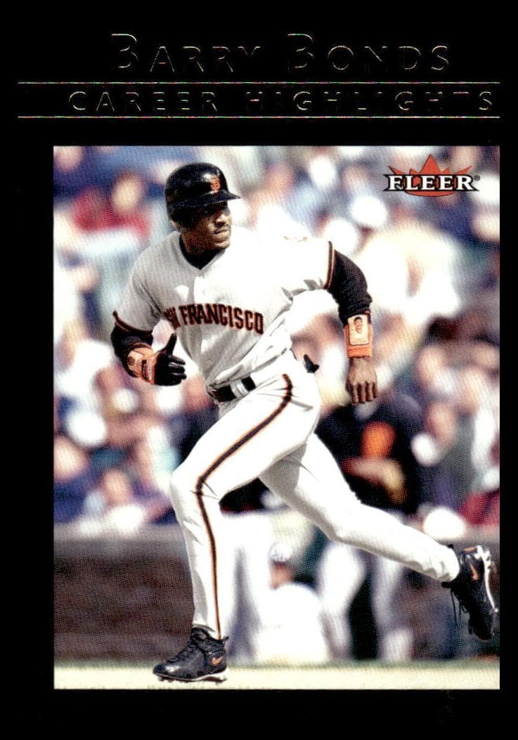 Barry Bonds 2002 fleer
