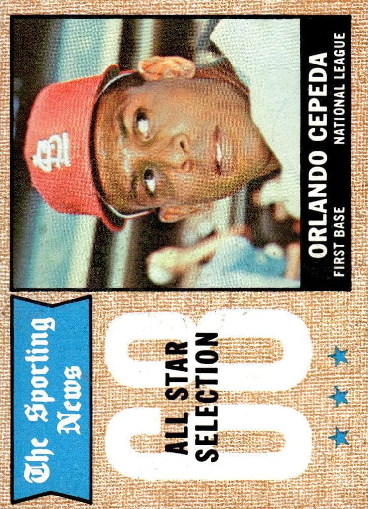 Orlando Cepeda 1968 topps Topps