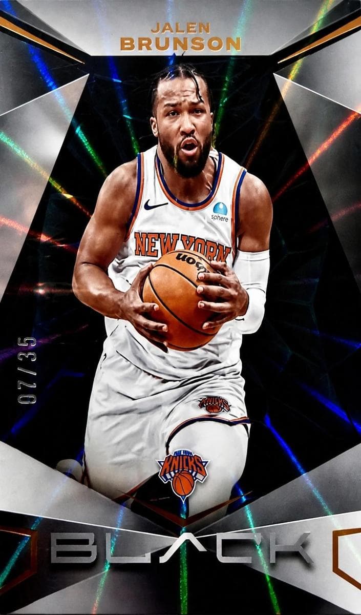 Jalen Brunson 2023 panini Panini Black
