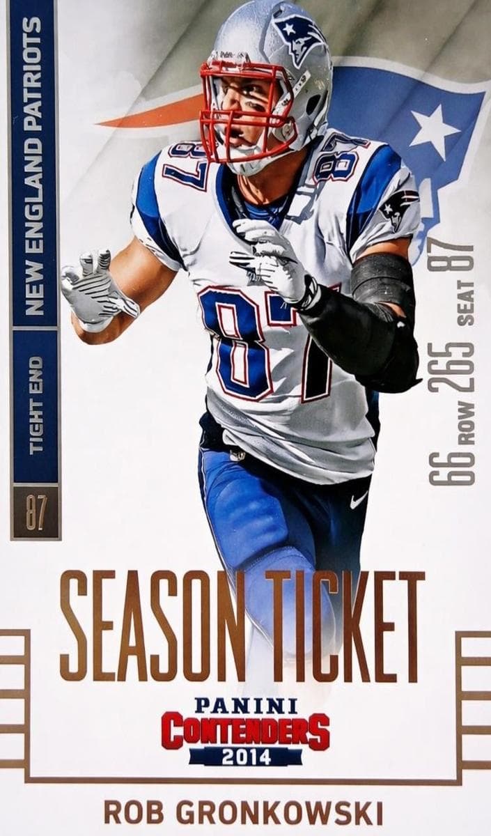 Rob Gronkowski 2014 bowman
