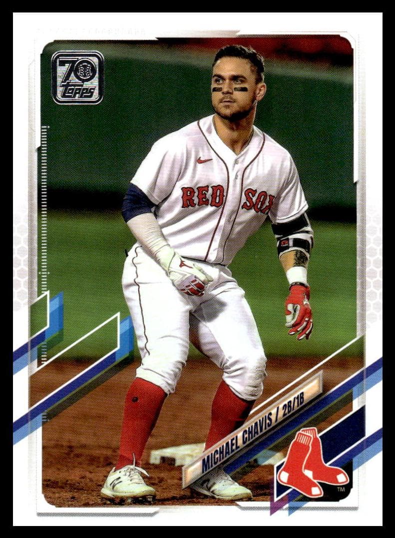 Michael Chavis 2021 topps Topps Chrome Sapphire Edition