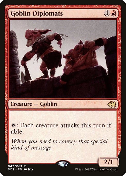 Goblin Diplomats 2017 Magic: The Gathering Duel Deck: Merfolk vs. Goblins