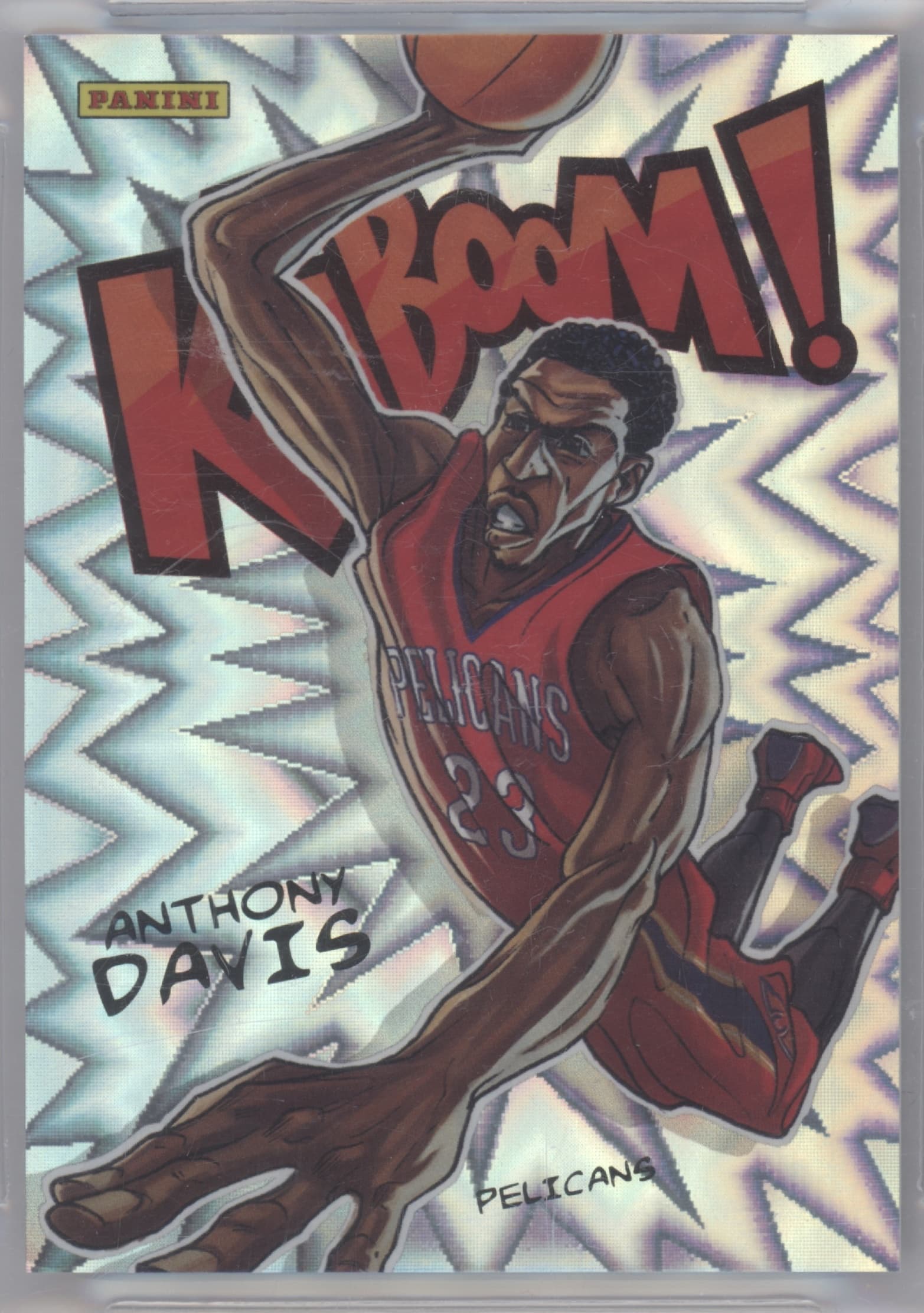 Anthony Davis 2014 panini Excalibur Kaboom