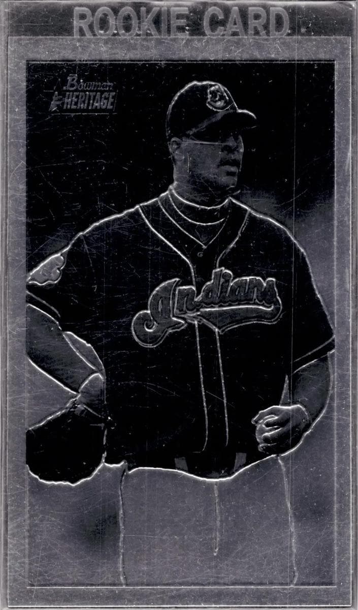 CC Sabathia 2001 bowman Heritage Chrome