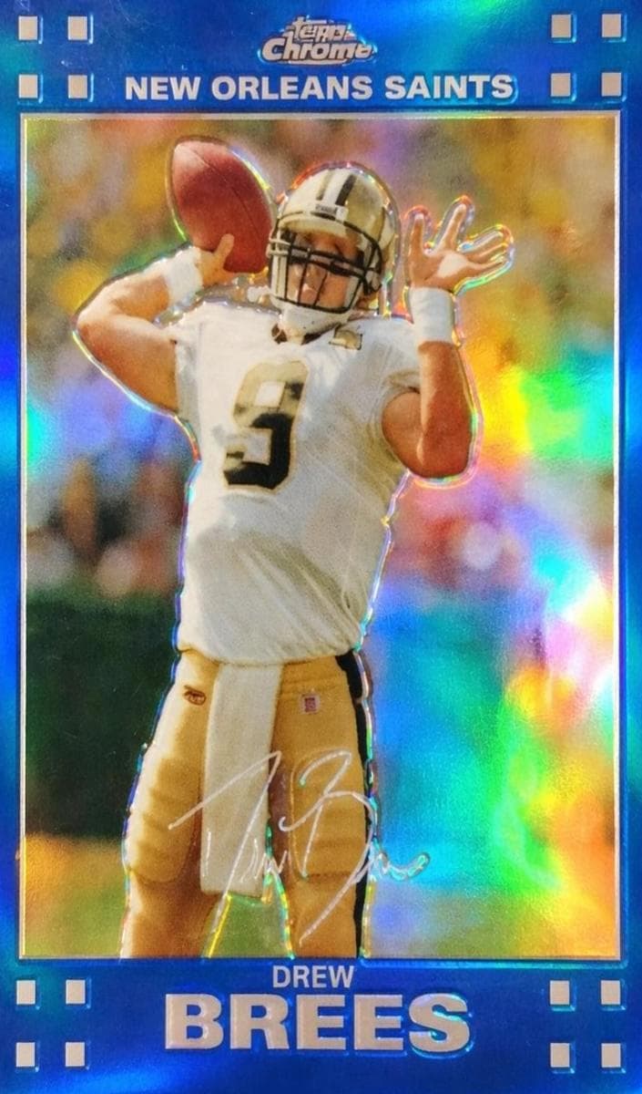Drew Brees 2007 topps Topps Chrome