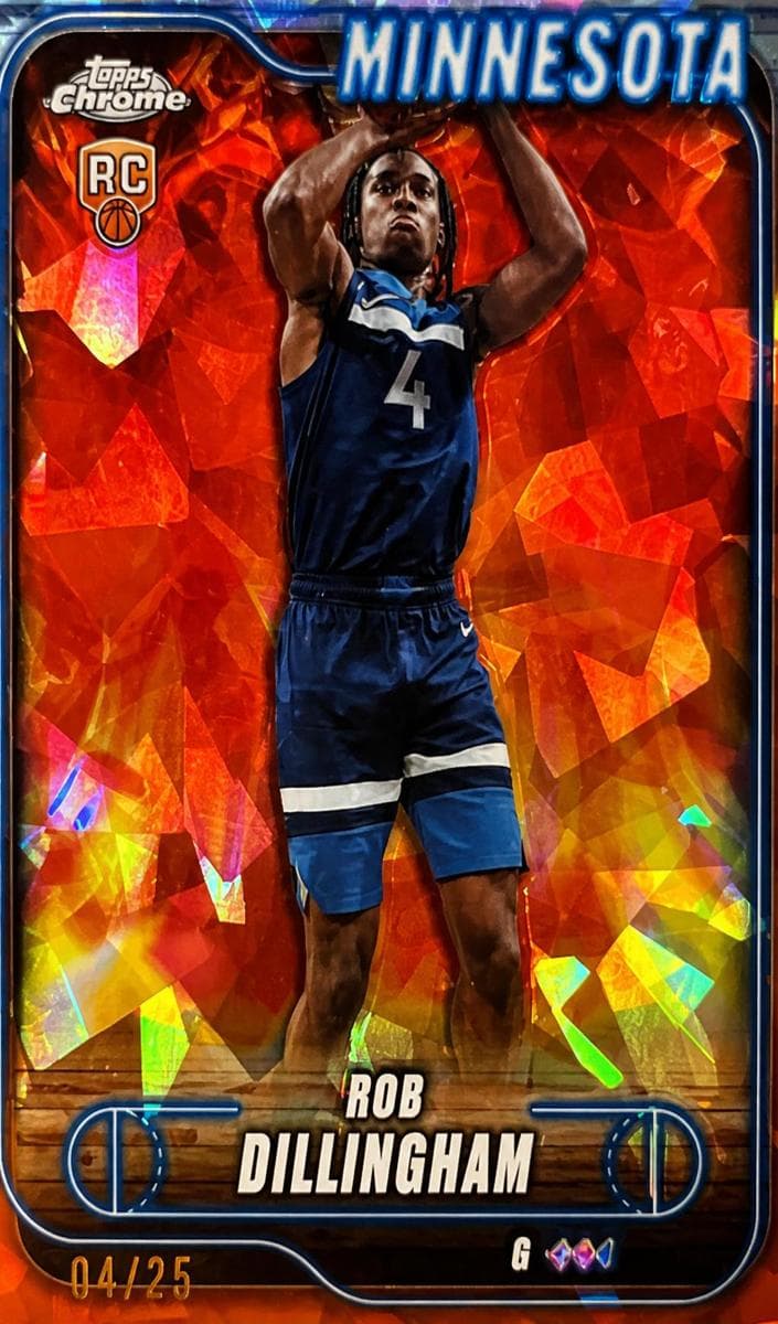 Rob Dillingham 2024 topps Topps Chrome