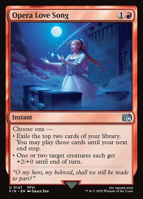 Opera Love Song 2025 Magic: The Gathering Final Fantasy