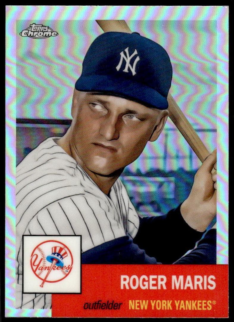 Roger Maris 2022 topps Topps Chrome Platinum Anniversary