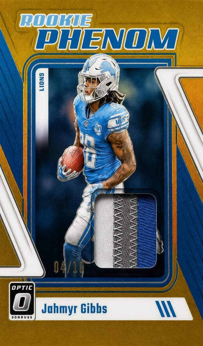 Jahmyr Gibbs 2023 panini Donruss Optic